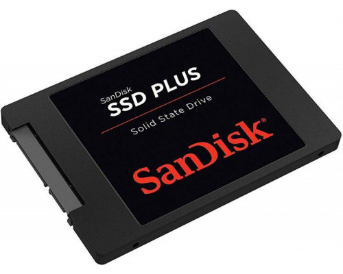 Твердотельный диск 120GB SanDisk Plus, 2,5", SATA III [R/W - 530/310 MB/s] 3D-NAND TLC